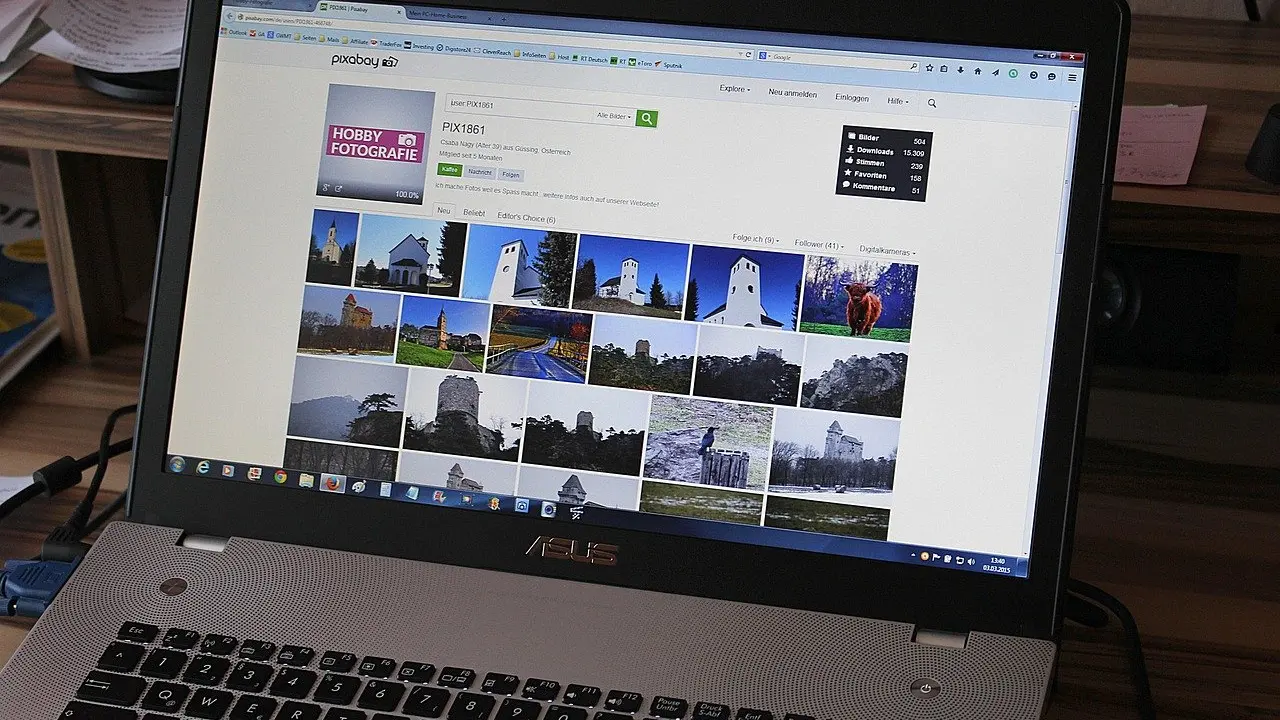 website for photography portfolio