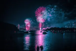 camera settings for fireworks